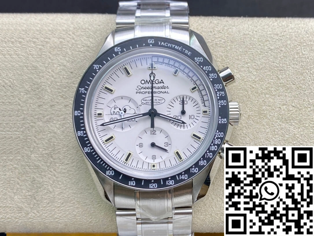 Practical Omega Speedmaster Snoopy Award 311.32.42.30.04.003 OM Factory Stainless Steel Strap 454