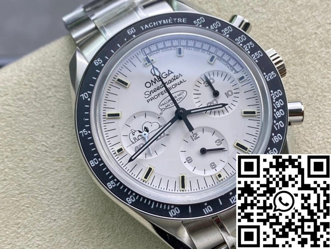 Practical Omega Speedmaster Snoopy Award 311.32.42.30.04.003 OM Factory Stainless Steel Strap 454
