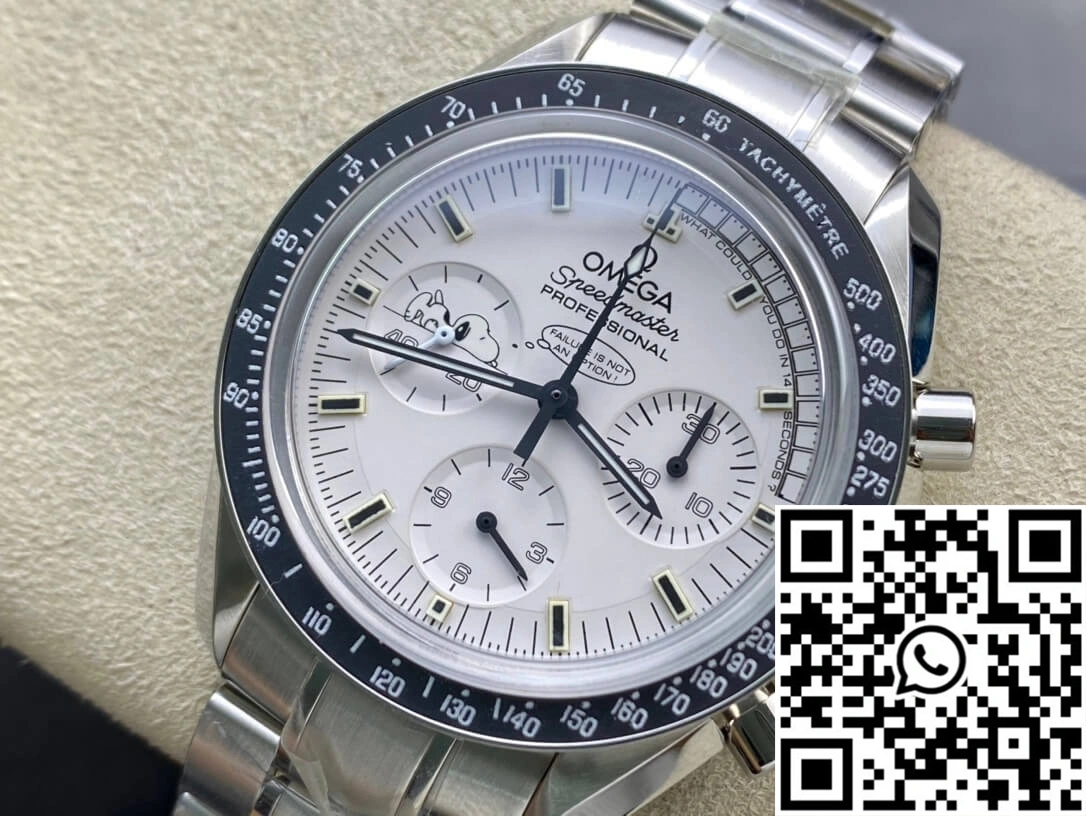Practical Omega Speedmaster Snoopy Award 311.32.42.30.04.003 OM Factory Stainless Steel Strap 454