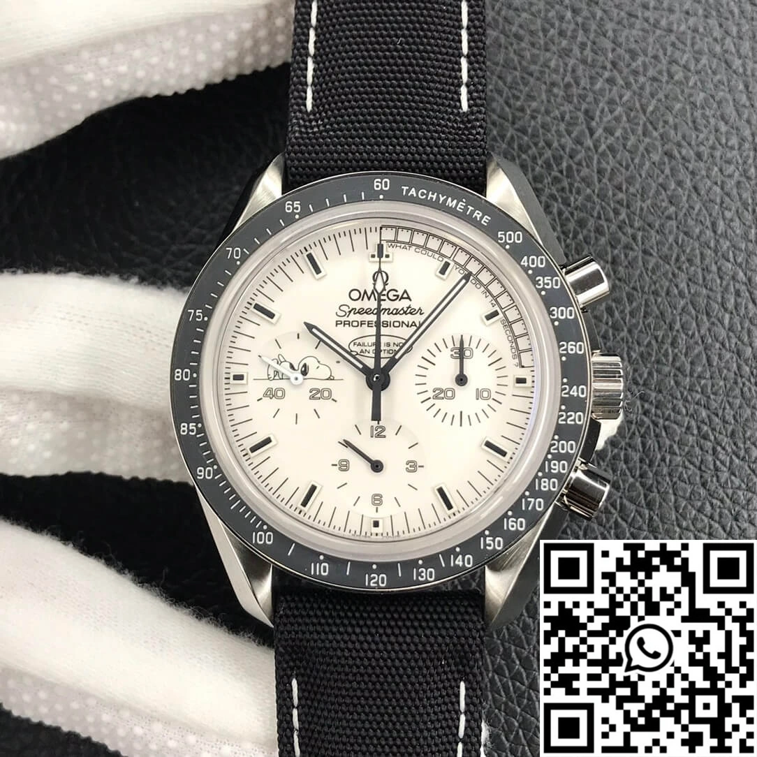 Omega Speedmaster Snoopy Award 311.32.42.30.04.003 OM Factory V2 White Dial Packable 455