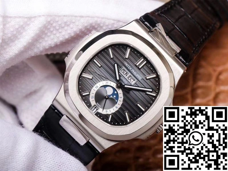 PF Factory Patek Philippe Nautilus 5726A-001 Moonphase Gray Dial NewStyle 563