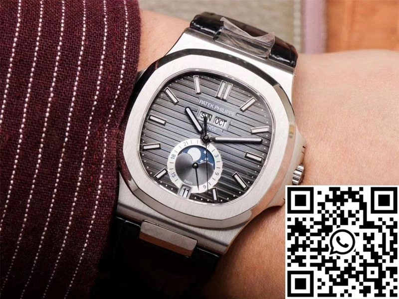 PF Factory Patek Philippe Nautilus 5726A-001 Moonphase Gray Dial NewStyle 563