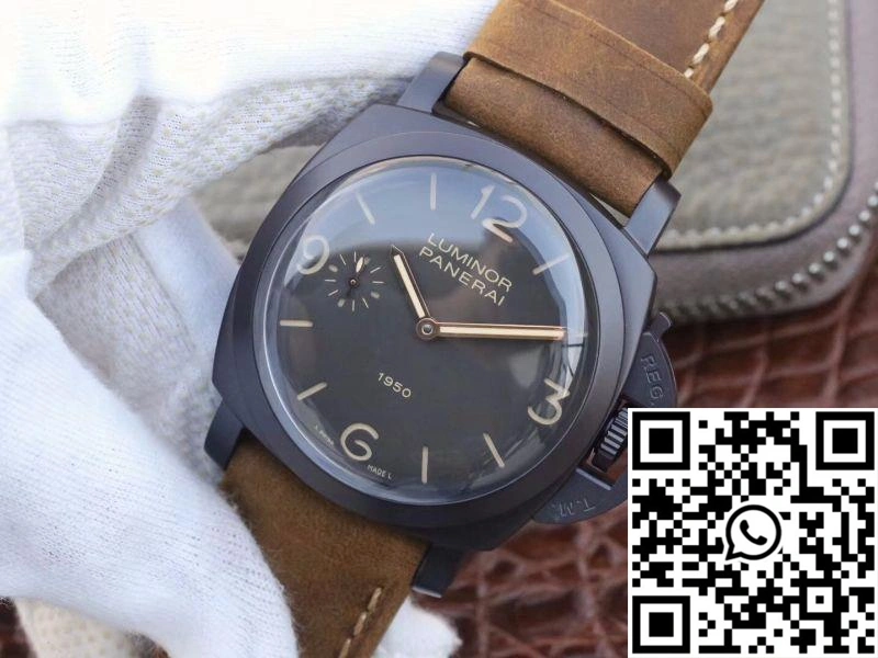 Panerai Luminor 1950 3 Days PAM 375 ZF Factory Black Dial Trendy 2241