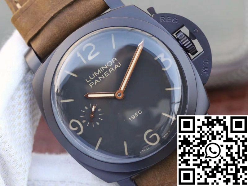 Panerai Luminor 1950 3 Days PAM 375 ZF Factory Black Dial Trendy 2241