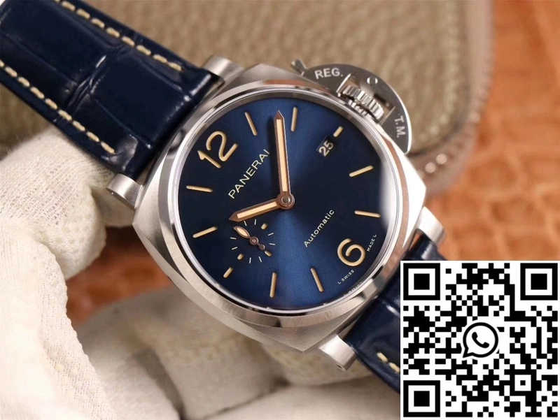 SunProtective Panerai Luminor Due PAM00927 VS Factory Blue Dial 2257