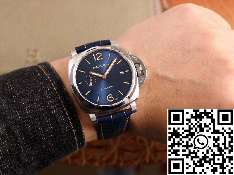 SunProtective Panerai Luminor Due PAM00927 VS Factory Blue Dial 2257