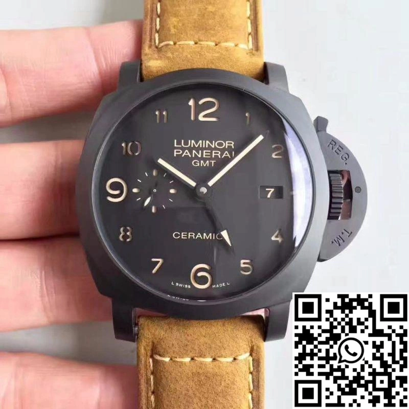 TimelessDesign Panerai Luminor GMT 1950 3 Days PAM441 VS Factory V2 Black Dial 2230