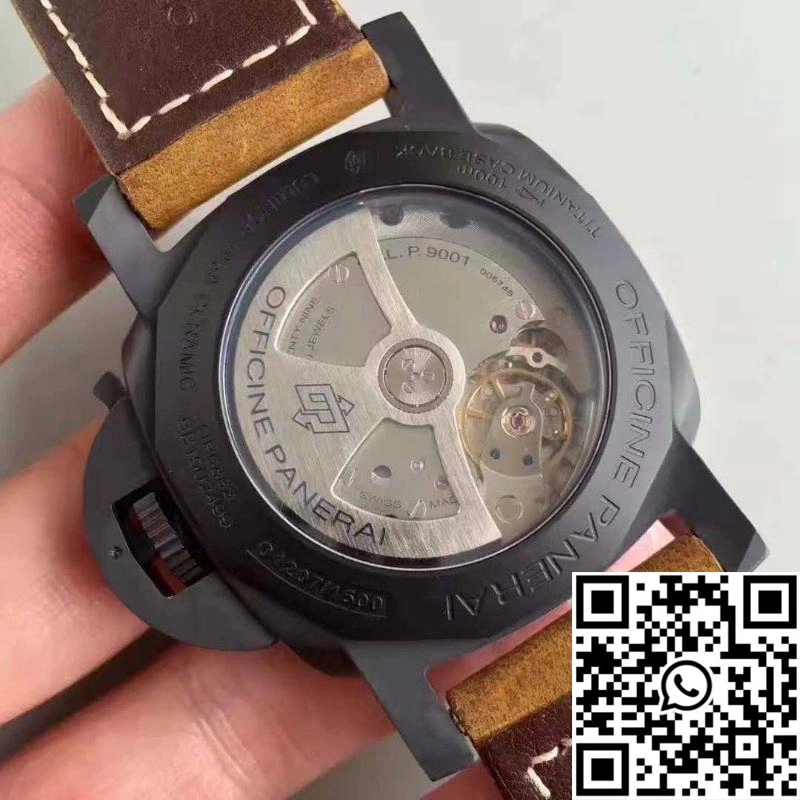 TimelessDesign Panerai Luminor GMT 1950 3 Days PAM441 VS Factory V2 Black Dial 2230