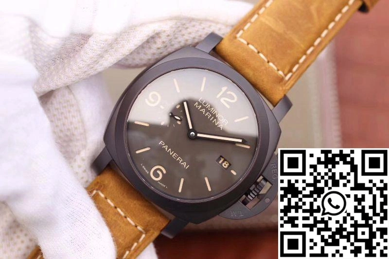 FastDry Panerai Luminor Marina 1950 3 Days PAM386 VS Factory Black Dial 2242