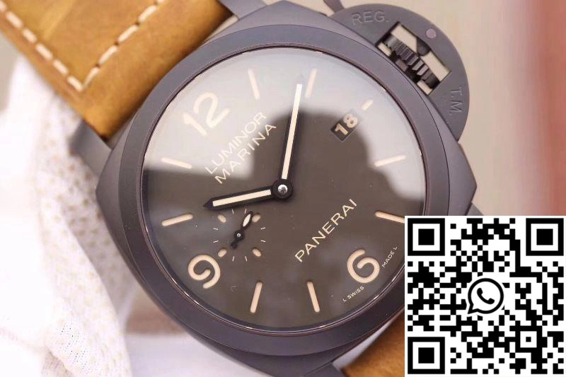 FastDry Panerai Luminor Marina 1950 3 Days PAM386 VS Factory Black Dial 2242