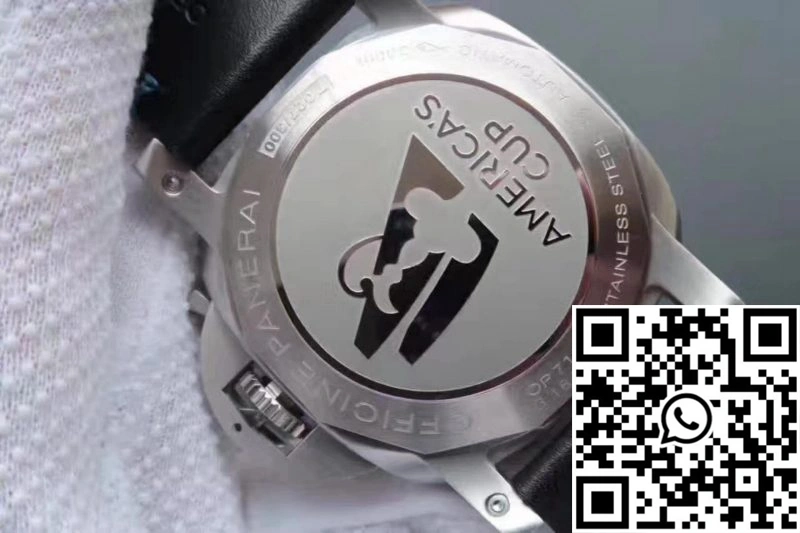 Panerai Luminor Marina 1950 PAM727 Americas Cup 2017 ZF Factory Black Leather Strap Black Dial Lightweight 2234