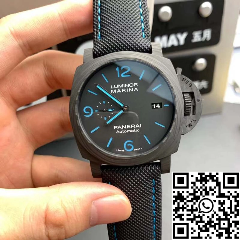 Minimalist Panerai Luminor Marina Carbotech PAM01661 VS Factory Black Dial 2211