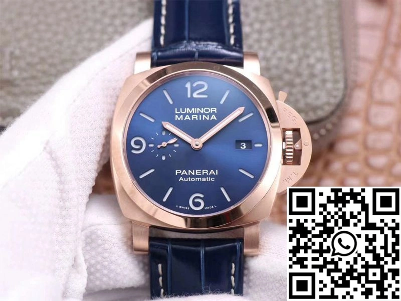 Panerai Luminor Marina Goldtech PAM01112 VS Factory Blue Dial Tailored 2200