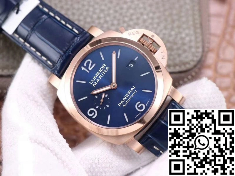 Panerai Luminor Marina Goldtech PAM01112 VS Factory Blue Dial Tailored 2200