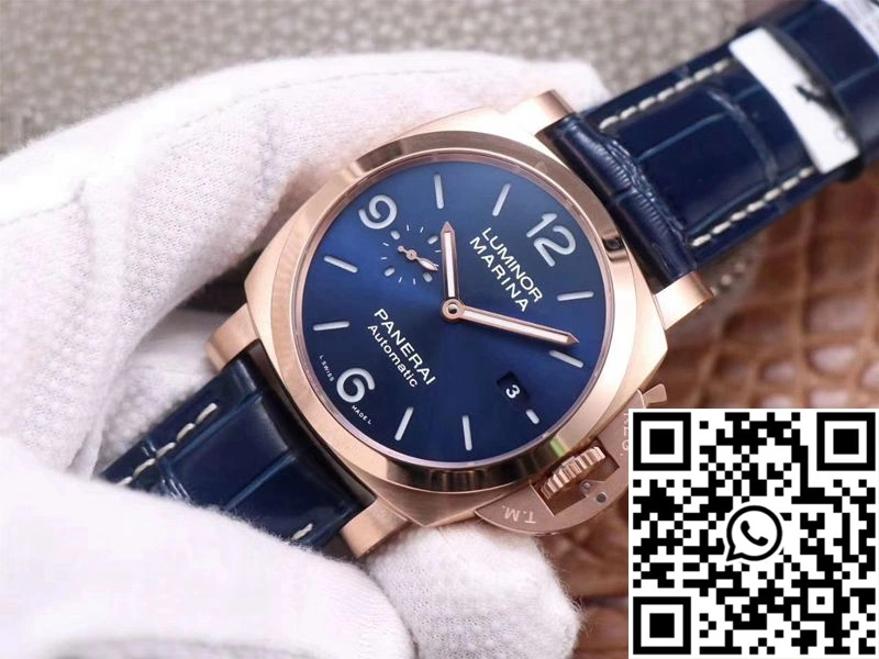 Panerai Luminor Marina Goldtech PAM01112 VS Factory Blue Dial Tailored 2200