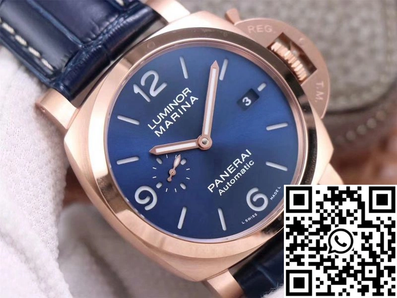 Panerai Luminor Marina Goldtech PAM01112 VS Factory Blue Dial Tailored 2200