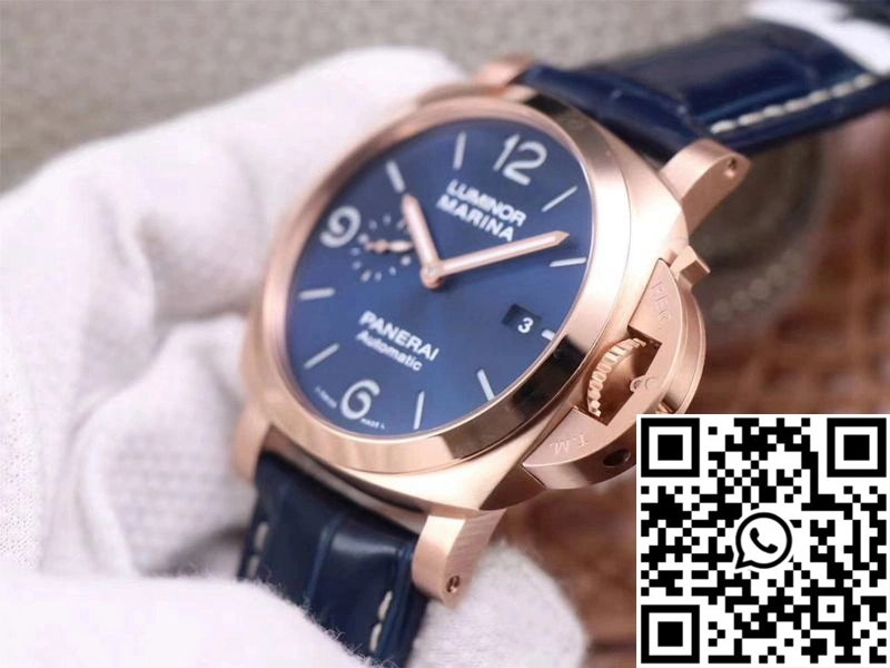 Panerai Luminor Marina Goldtech PAM01112 VS Factory Blue Dial Tailored 2200