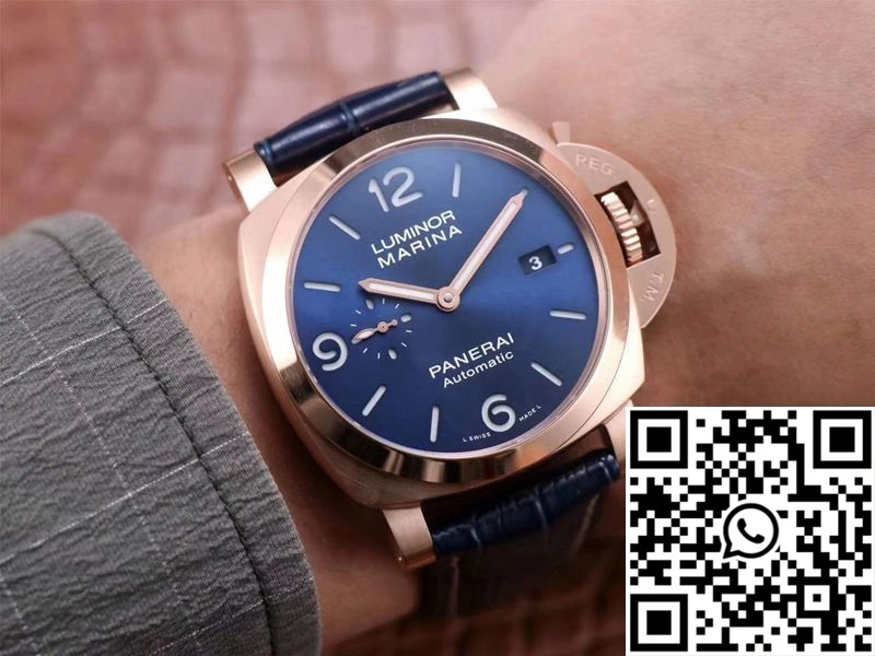 Panerai Luminor Marina Goldtech PAM01112 VS Factory Blue Dial Tailored 2200