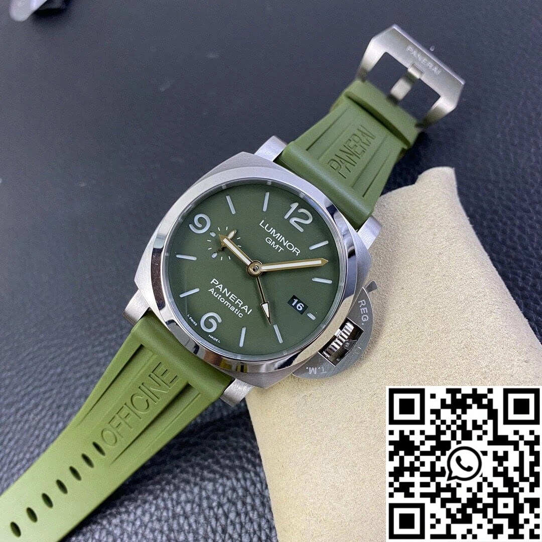 Classic Panerai Luminor PAM01056 VS Factory Green Rubber Strap 2205