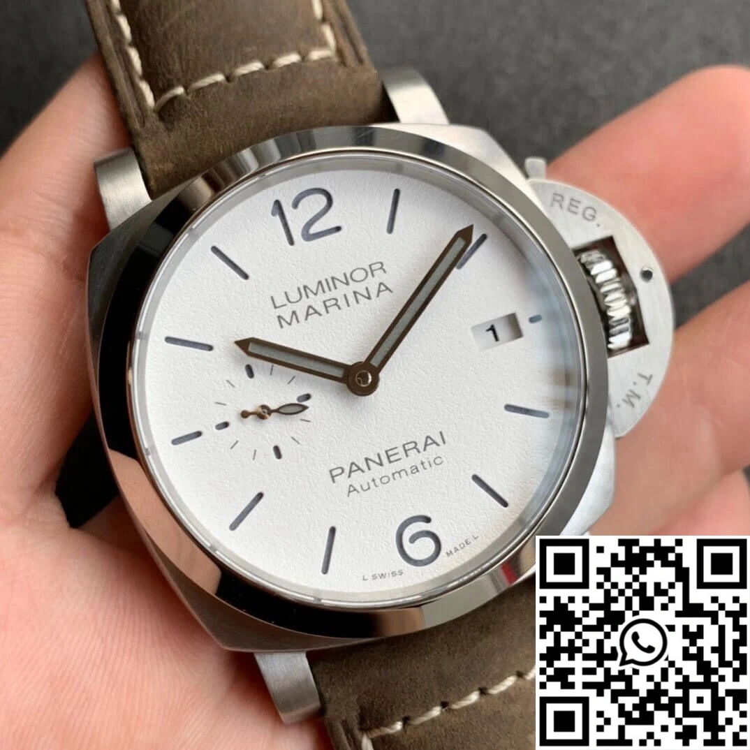 Sustainable Panerai Luminor PAM01394 VS Factory White Dial 2202