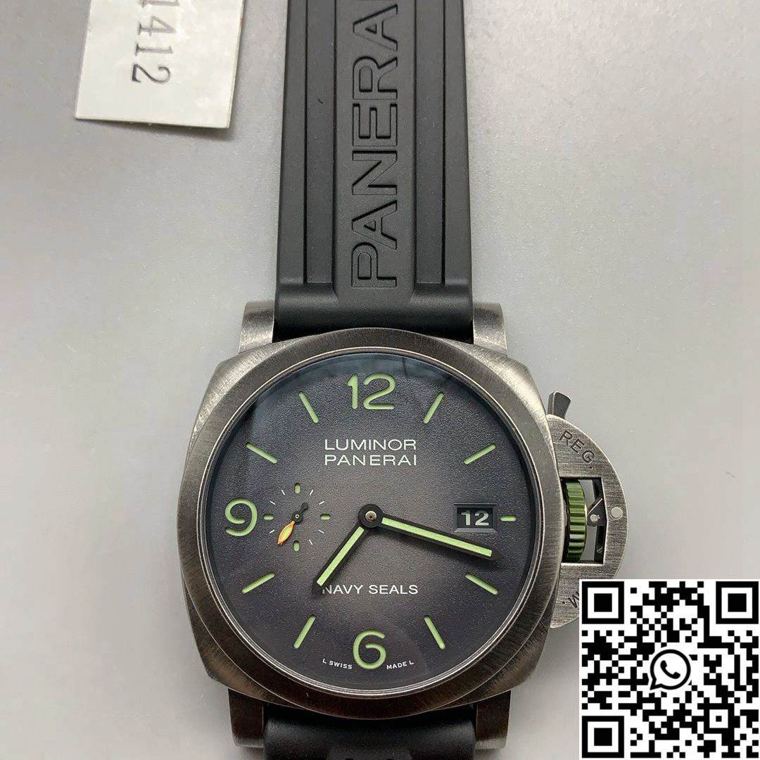 Supportive Panerai Luminor PAM01412 VS Factory Black Dial 2208