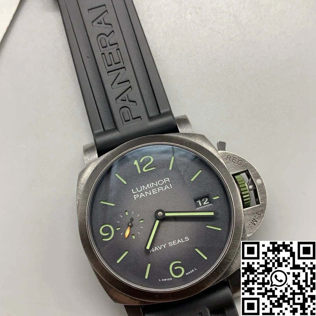 Supportive Panerai Luminor PAM01412 VS Factory Black Dial 2208