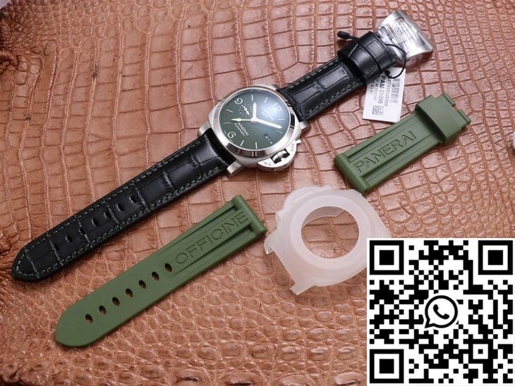 Panerai Luminor PAM1056 VS Factory Green Dial Refined 2227
