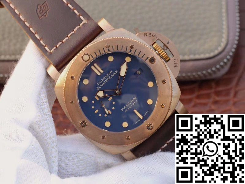 Panerai Luminor Submersible 1950 3 Days Automatic Bronzo PAM671 VS Factory V2 Blue Dial UrbanChic 2229