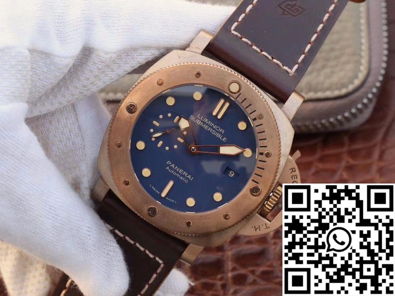 Panerai Luminor Submersible 1950 3 Days Automatic Bronzo PAM671 VS Factory V2 Blue Dial UrbanChic 2229