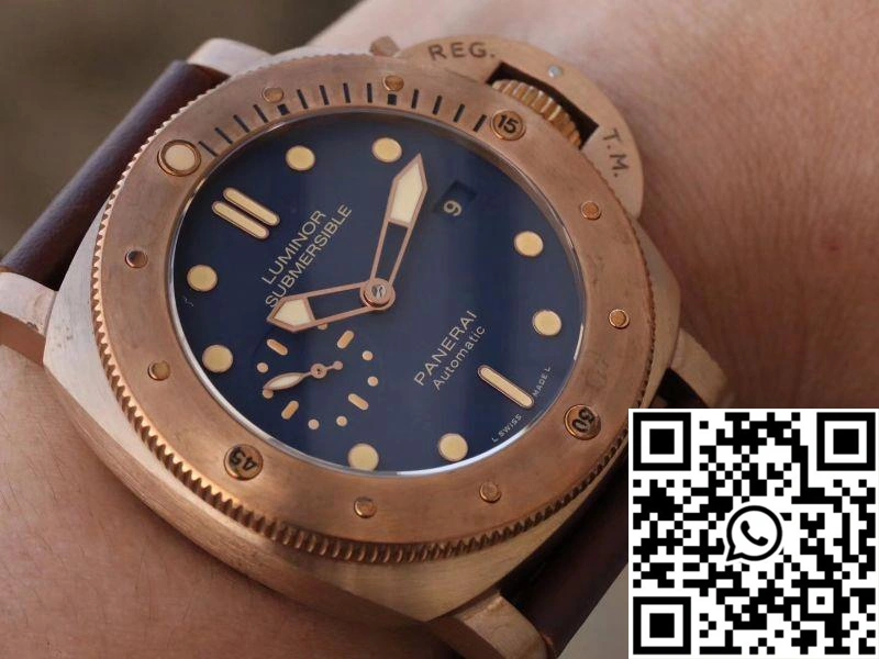 Panerai Luminor Submersible 1950 3 Days Automatic Bronzo PAM671 VS Factory V2 Blue Dial UrbanChic 2229
