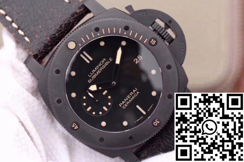 Original Panerai Luminor Submersible 1950 PAM508 VS Factory V2 Black Dial 2249