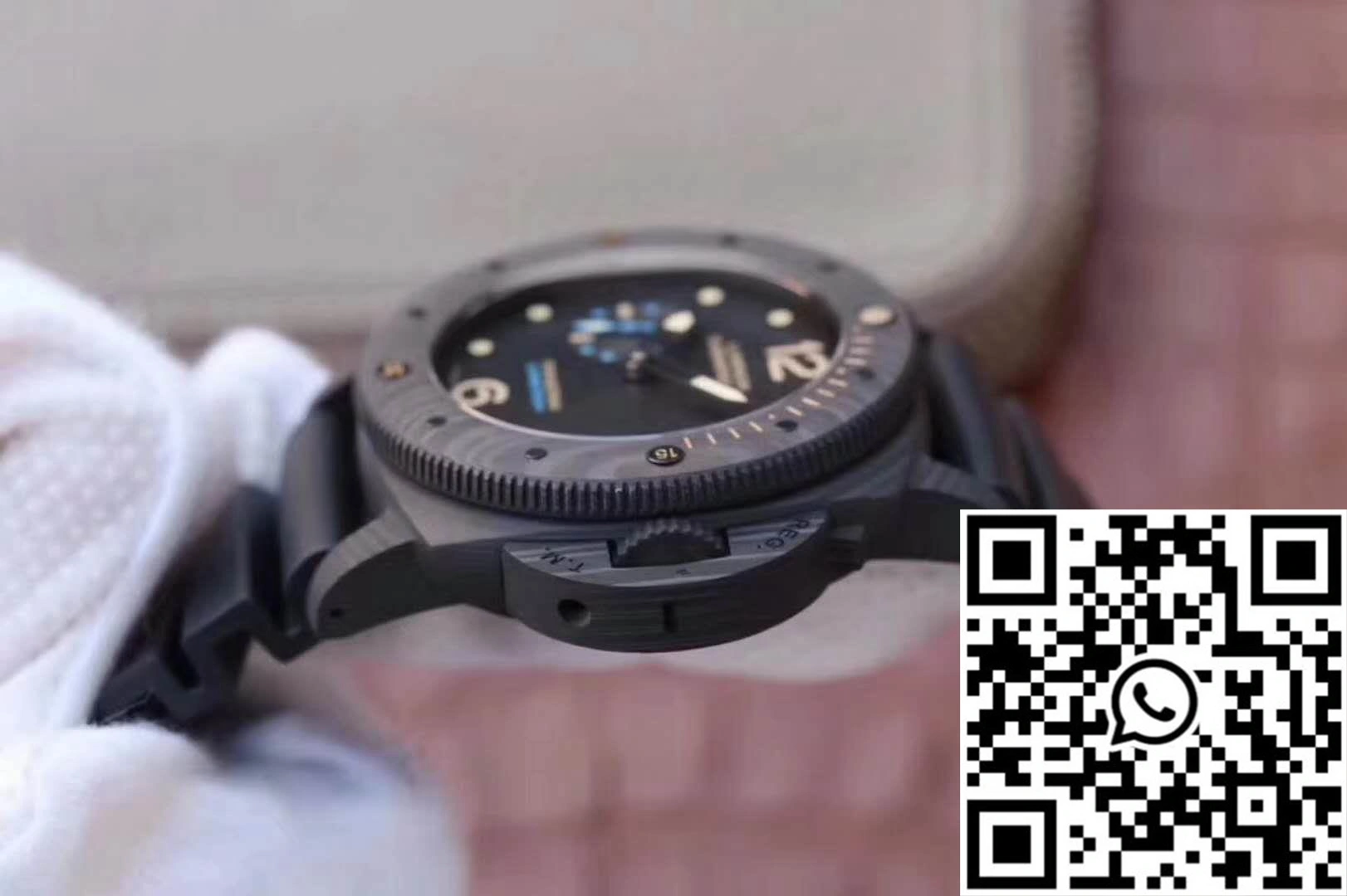 Panerai Luminor Submersible 1950 PAM616 VS Factory Black Dial MoistureWicking 2240
