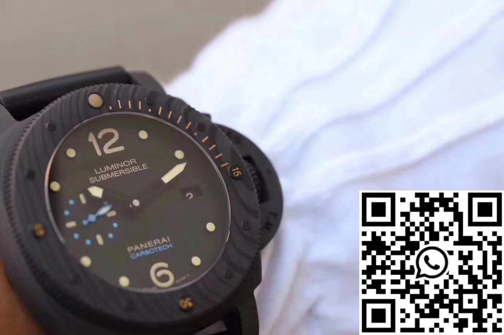 Panerai Luminor Submersible 1950 PAM616 VS Factory Black Dial MoistureWicking 2240