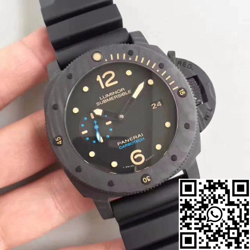 Lightweight Panerai Luminor Submersible 1950 PAM616 VS Factory V3 Black Dial 2235
