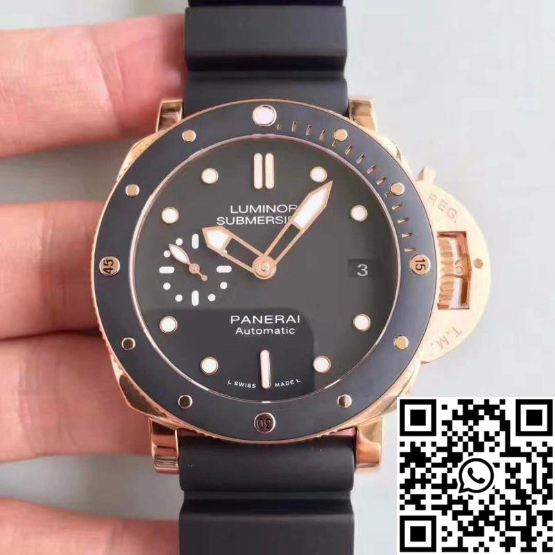 Panerai Luminor Submersible PAM684 XF Factory Black Dial Minimalist 2207