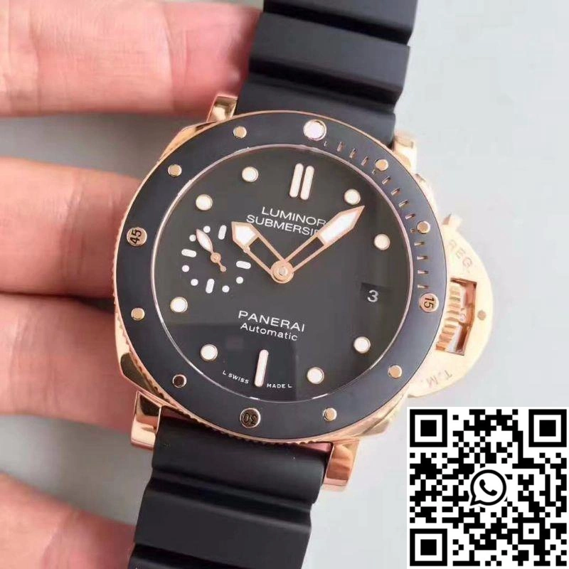 Panerai Luminor Submersible PAM684 XF Factory Black Dial Minimalist 2207