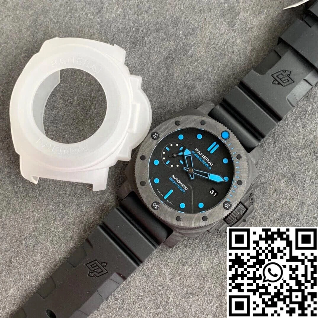 Stylish Panerai Submersible PAM00960 VS Factory Carbon Fiber Case 2260