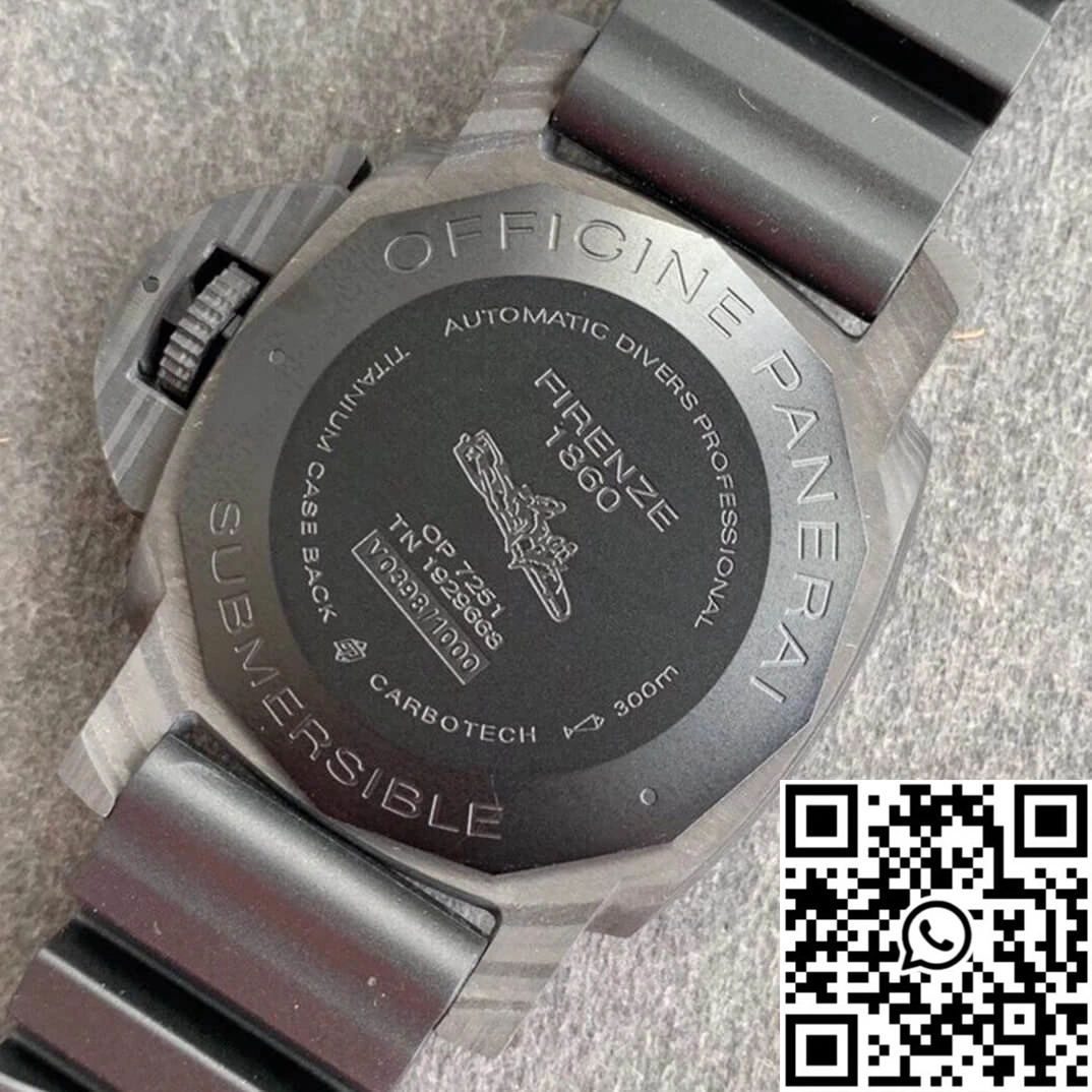 Stylish Panerai Submersible PAM00960 VS Factory Carbon Fiber Case 2260