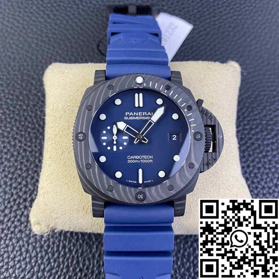 Durable Panerai Submersible PAM01232 VS Factory Carbon Fiber Case 2286