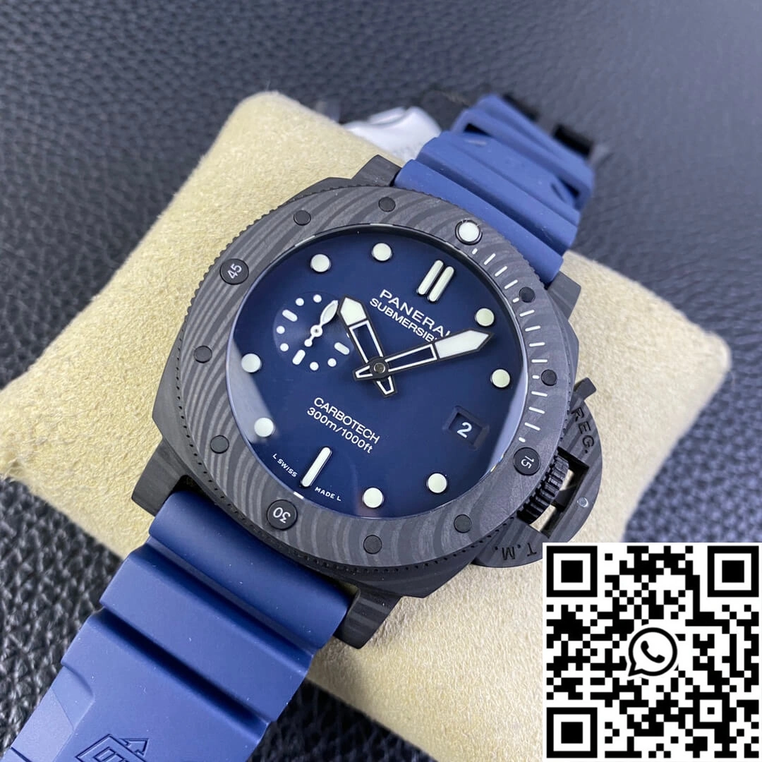 Durable Panerai Submersible PAM01232 VS Factory Carbon Fiber Case 2286