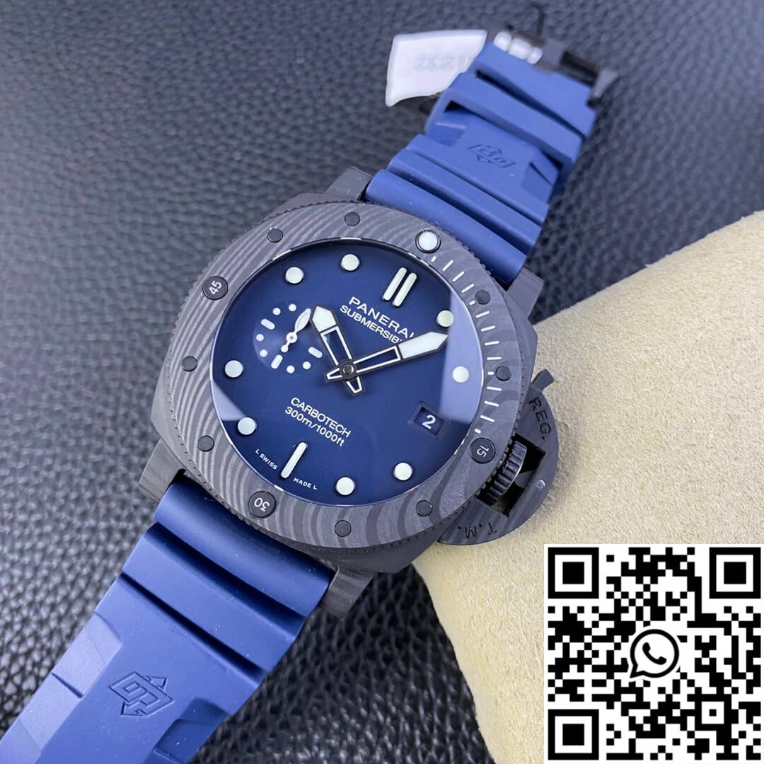 Durable Panerai Submersible PAM01232 VS Factory Carbon Fiber Case 2286