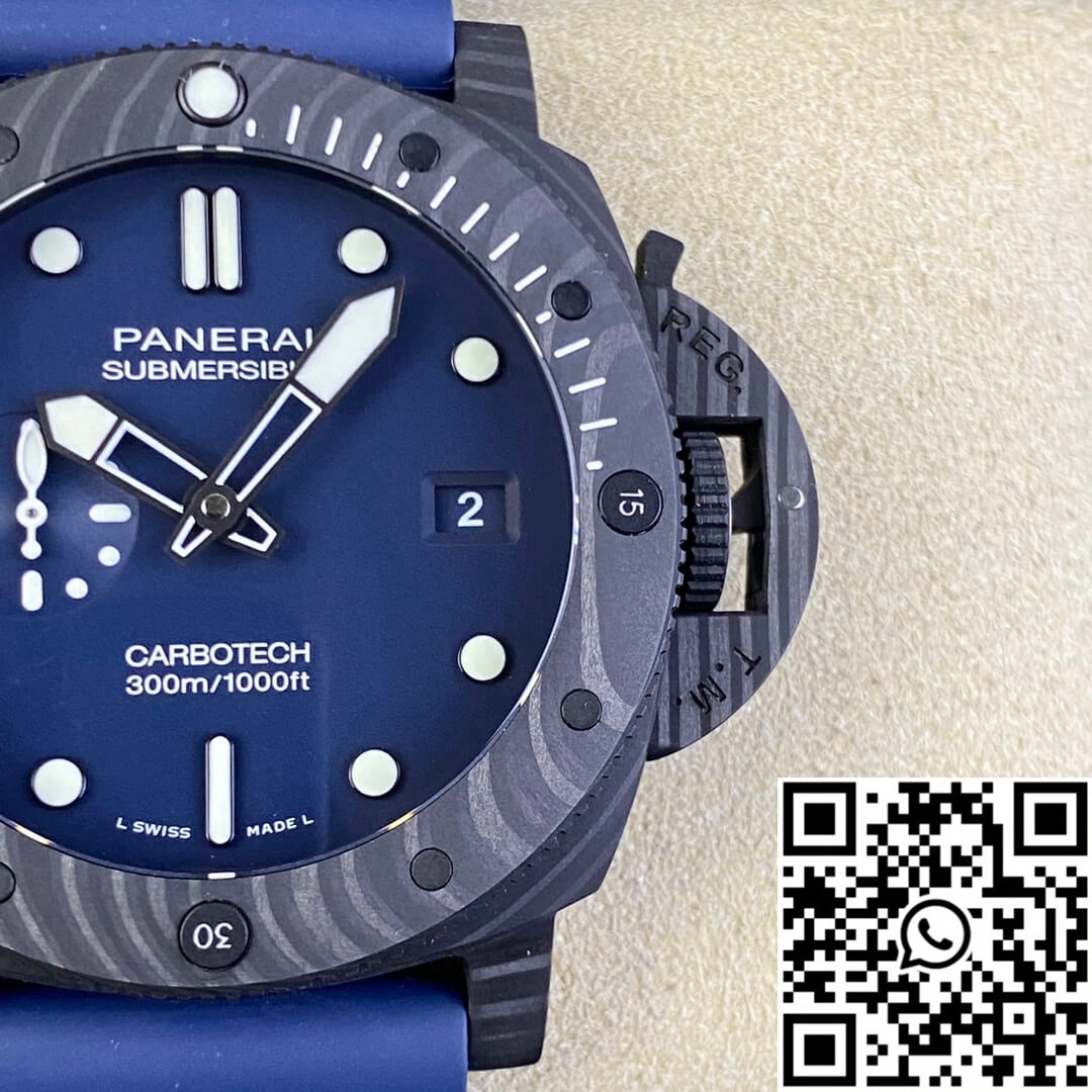 Durable Panerai Submersible PAM01232 VS Factory Carbon Fiber Case 2286