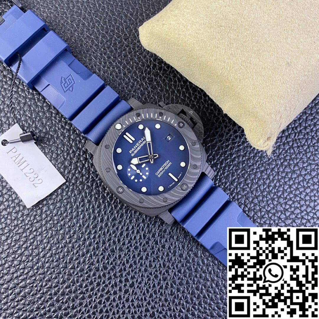 Durable Panerai Submersible PAM01232 VS Factory Carbon Fiber Case 2286