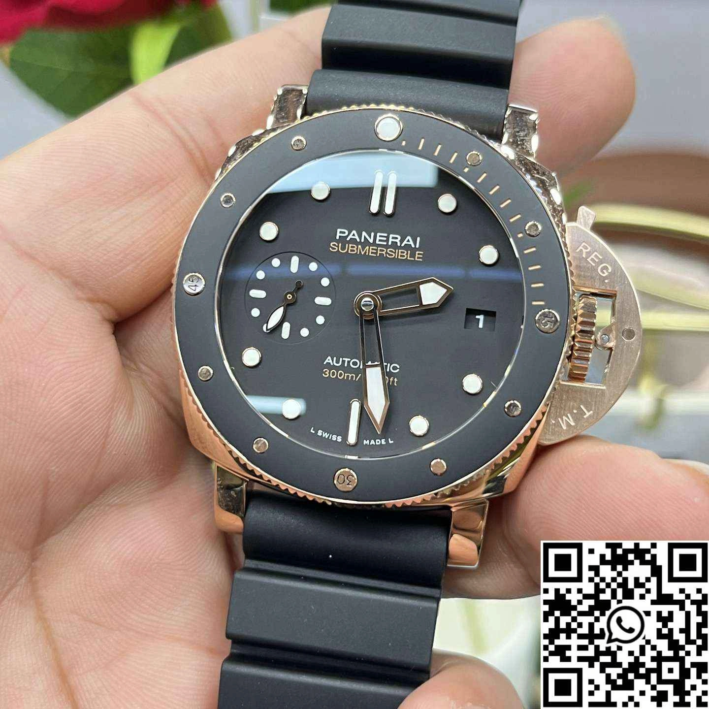 Panerai Submersible PAM02164 VS Factory Black Dial Resilient 2264