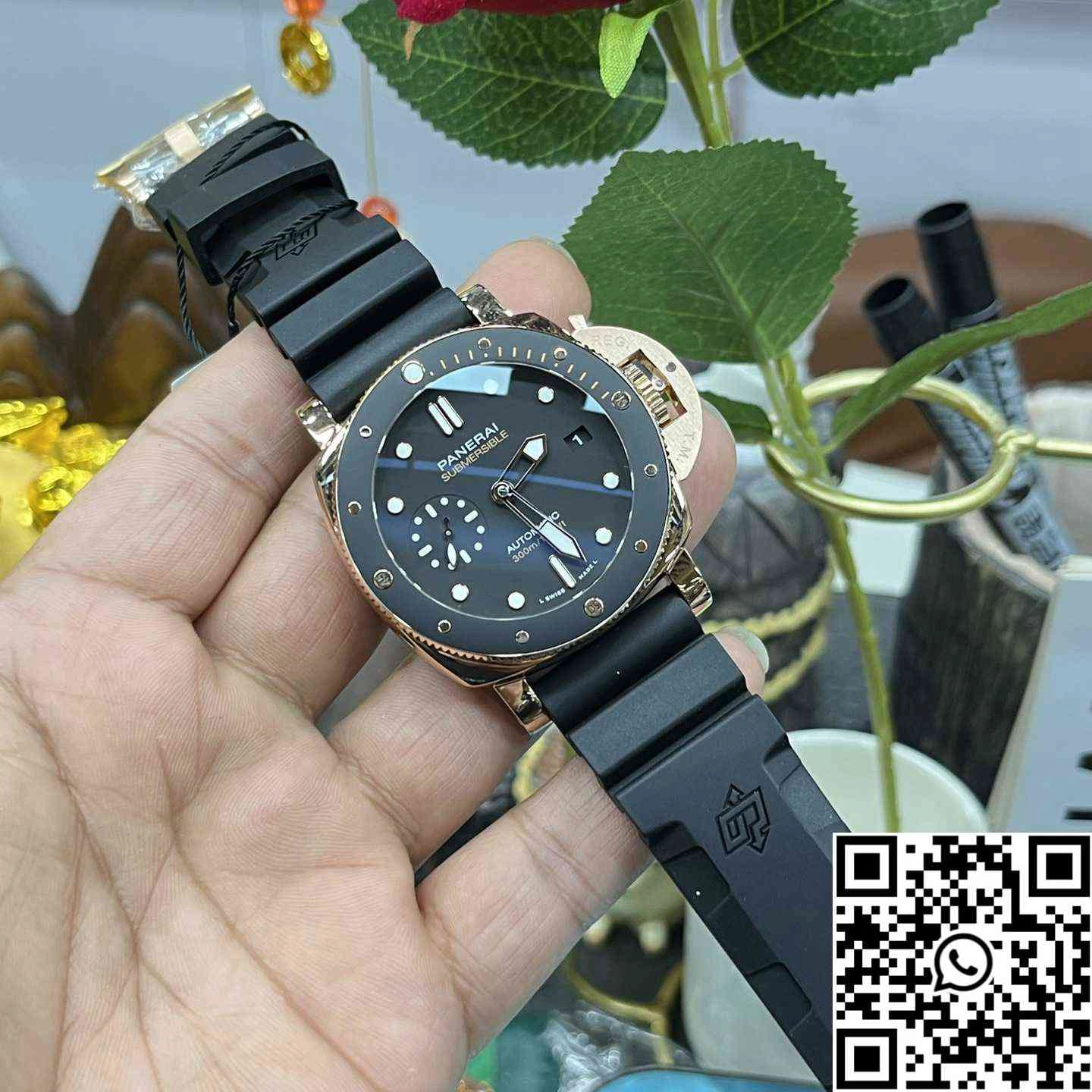 Panerai Submersible PAM02164 VS Factory Black Dial Resilient 2264