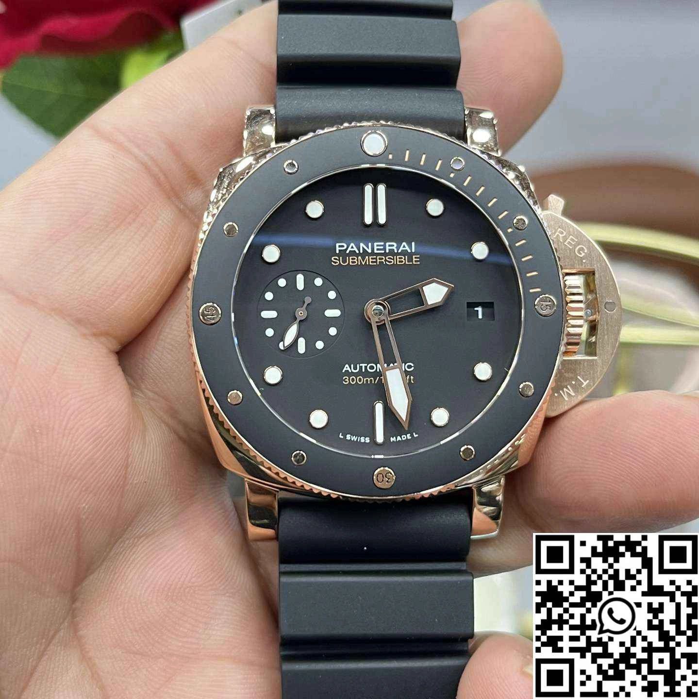 Panerai Submersible PAM02164 VS Factory Black Dial Resilient 2264