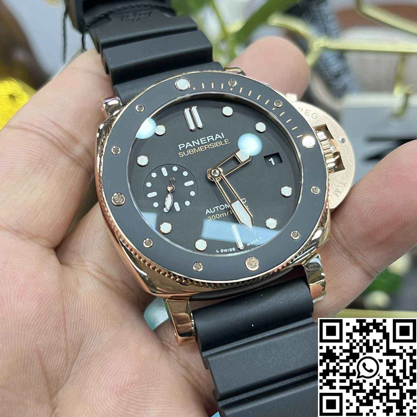 Panerai Submersible PAM02164 VS Factory Black Dial Resilient 2264
