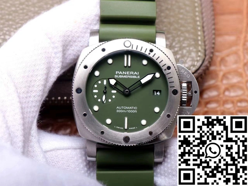 Panerai Submersible Verde Militare PAM1055 VS Factory Matte-Green Dial Contemporary 2265