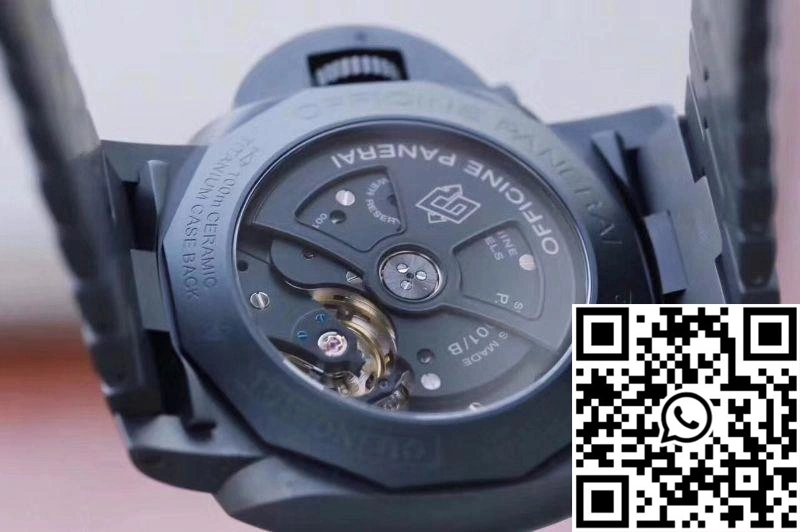 Bright Panerai Tuttonero Luminor 1950 3 Days GMT PAM438 VS Factory Black Dial 2247