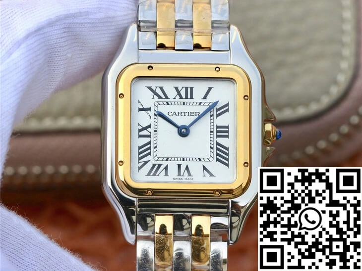 Reliable Panthere De Cartier W2PN0007 27MM 8848 Factory White Dial 1420